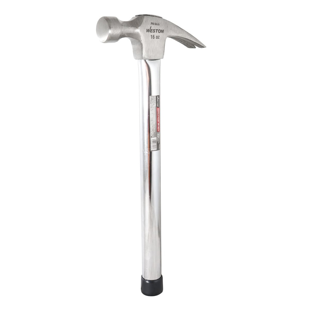 MARTILLO PULIDO UÑA RECTA 16 OZ MANGO 13" TUBULAR
