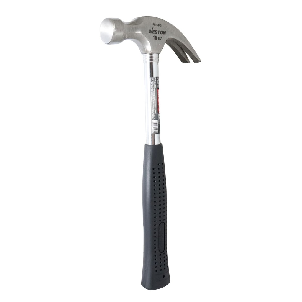 MARTILLO PULIDO UÑA CURVA 16 OZ MANGO 13&quot; TUBULAR CON FORRO PVC