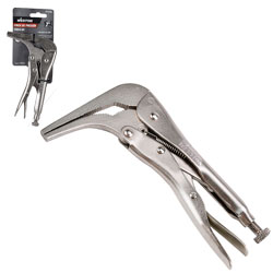 PINZA DE PRESION PUNTA 90 GRADOS 7'' (CAJA C/6 PZAS - PRECIO X PIEZA)