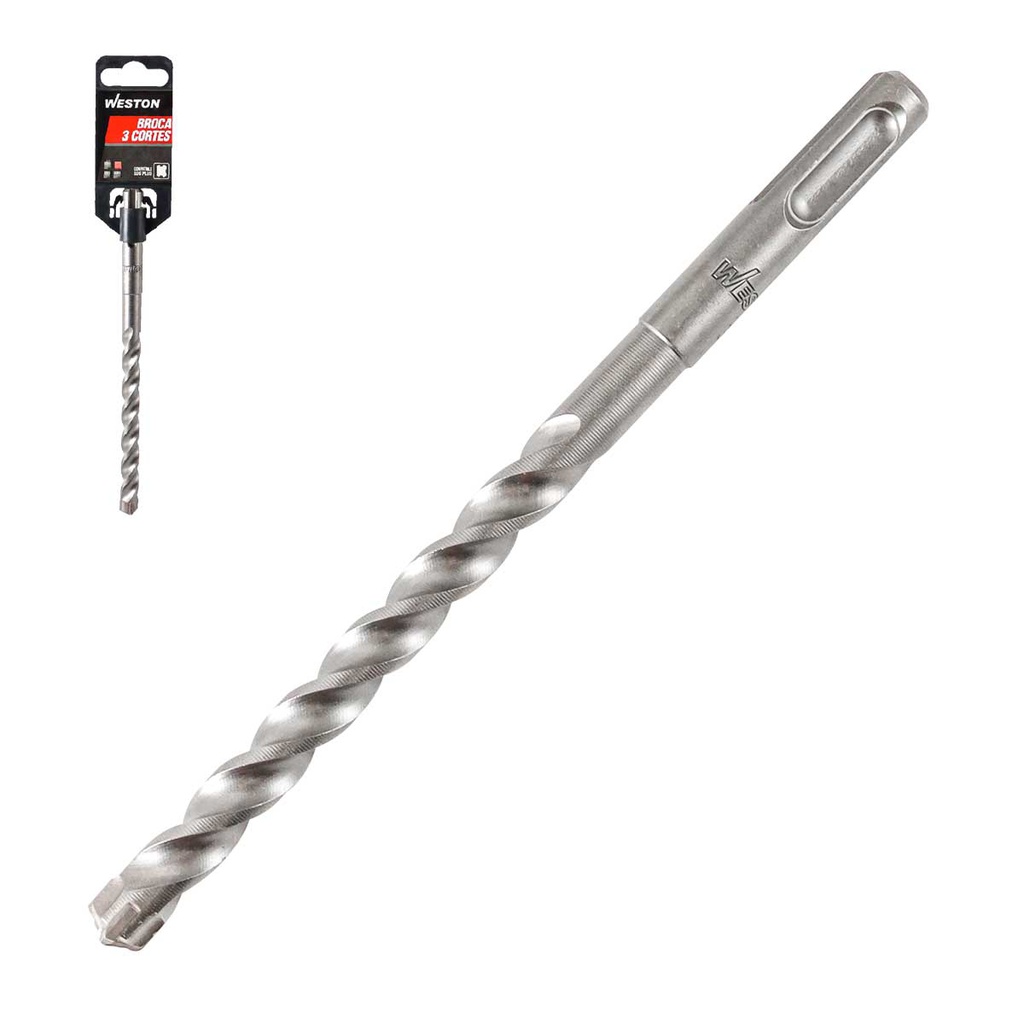 BROCA 3 FILOS SDS PLUS 1/4" X 6"