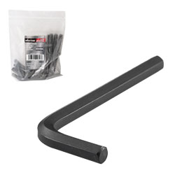 LLAVE HEXAGONAL L CORTA CrV  7/32"  (PRECIO X PZA - EMPAQUE C/10 PZAS)