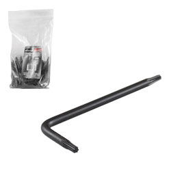 [ST-6-200-384] LLAVE HEX, L PUNTAS TORX CORTA CrV  T7  (PRECIO X PZA - EMPAQUE C/50 PZAS)