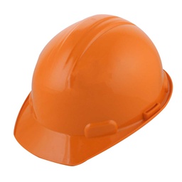 [ST-6-500-431] CASCO DE SEGURIDAD TIPO CACHUCHA C/MATRACA NARANJA