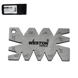 [STW-9047] CALIBRADOR/GAGE DE ANGULO DE CORTE DE ROSCA DE TORNILLOS DE ACERO INOXIDABLE 29°,30°,40°,45°,50°,55°