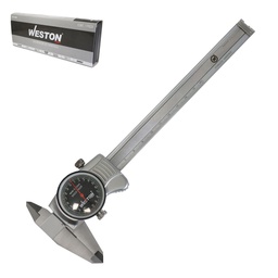 [STW-9390] CALIBRADOR VERNIER D/CARATULA TIPO MT ACERO INOX 6"
