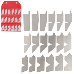 [STWS-1320-0005] JUEGO DE 18 CALIBRADORES DE ANGULOS 5°-90°