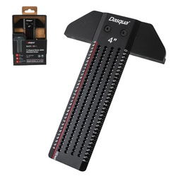 [STWS-1804-5333] REGLA DE ALUMINO EN FORMA DE T CON AGUJEROS PARA MARCADO 4"