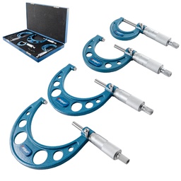 [STWS-4111-8210] JGO 4 MICROMETROS P/EXTERIORES 0-100MM* TIPO MT *0.01MM