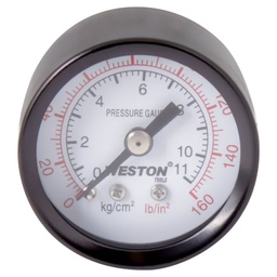 [W-10100] MANOMETRO 1-1/2" 1/8"NPT POSTERIOR 14KG/