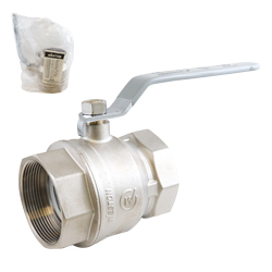 [WV-40040] VALVULA DE ESFERA NIQUELADA ROSCABLE WOG 400 2-1/2" (CAJA C/2 PZAS - PRECIO X PIEZA)