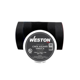 [WW-91020] CINTA PARA AISLAR 18 m X 19 mm COLOR AMARILLO (10 PIEZAS)