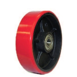 [Y-1030-200] RUEDA TRASERA P/PATIN FIERRO VACIADO PU 8X2"