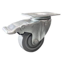 [Y-1074-125] RODAJA TPR HI-PERFORMANCE GIRA. C/FRENO 5X1-1/4"