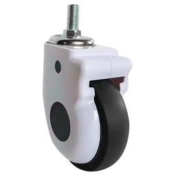 [Y-5010-100] RODAJA USO MEDICO TPR GIRATORIA C/ESPIGA ROSCADA 4'' x 1-1/4''