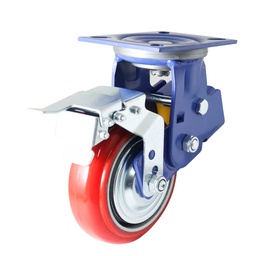 [Y-5063-150] RODAJA AMORTIGUADORA D/PU GIRATORIA C/FRENO 6 X 2"