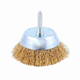 [Z-10740] CEPILLO DE COPA ONDULADO 3" C/VASTAGO 1/4" A. LATONADO .012"