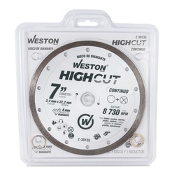 [Z-30135] DISCO DE DIAMANTE RIN CONTINUO 7" HIGHCUT