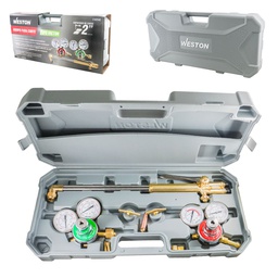 [Z-62542] EQUIPO D/CORTE T/VICTOR REG. D/ACERO MALETIN GRIS