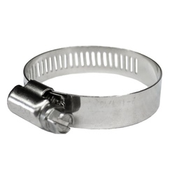 [ZH-00435] ABRAZADERA SINFIN D/ACERO INOXIDABLE #24 27-51MM X 13MM (Precio x pieza - Empaque c/10 pzas)