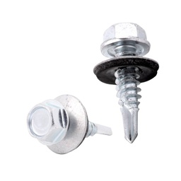 [ZL-05010] PIJA PUNTA DE BROCA CON RONDANA#14 x 3/4" (Precio x Caja a Granel c/2500piezas)