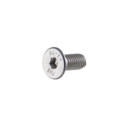 [ZN-32050] TORNILLO  ALLEN CABEZA PLANA INOX304 DIN7991 M5-0.80 x 12MM (Precio x Pza - Caja c/100 pzas)