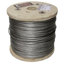[HK5128] CABLE ACERO GALVANIZADO 1/8" 7X19 457mt