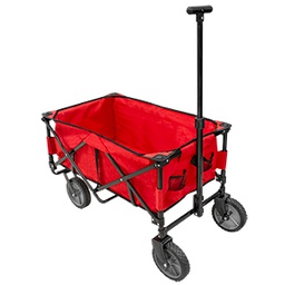 [RI6031] CARRITO VAGON PLEGABLE ROJO 80KG 