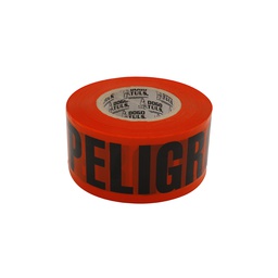 [JY3025] CINTA ROJA "PELIGRO" 3" X 305MTS  DOGOTU