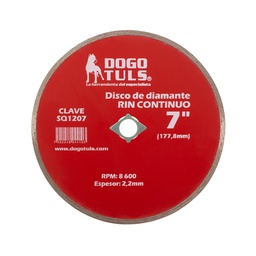 [SQ1207] DISCO DE DIAMANTE RIN CONTINUO 7"