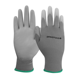 [JS3024] GUANTE NYLON PALMA POLIURETANO GRIS MED