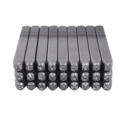 [SP2049] JGO DE LETRAS 1/8" GOLPE DE ACERO 3mm