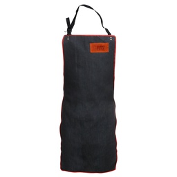 [GO3011] MANDIL DE MEZCLILLA CON DOS BROCHES