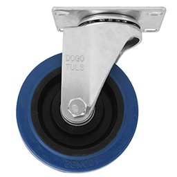 [ZF5123] RODAJA GOMA ELASTICA AZUL GIRATORIA 3"