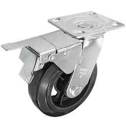 [ZF5240] RODAJA HULE NGO USO PESADO GIRA FRENO 6"