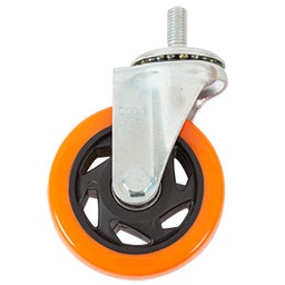 [ZF5194] RODAJA PVC NARANJA ESPI ROSC 1/2 GIRA 4"