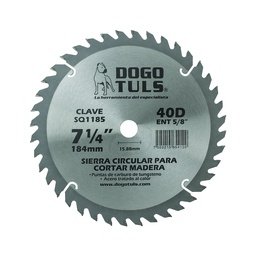 [SQ1185] SIERRA CIRCULAR MADERA 7-1/4 40D ENT5/8"