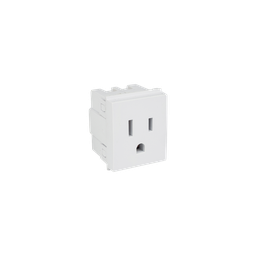 [8810605] CONTACTO SENCILLO ATERRIZADO BLANCO 24 mm