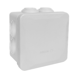 [CE808045CH] CAJA ESTANCA CON CONOS HUESO IP55 PRESION 80x80x45 mm