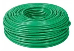 [1500183] CABLE  DE 100 MTS   AUTOMOTRIZ FLEXIBLE  18 VERDE