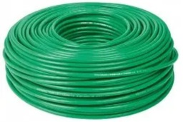 [1500143] CABLE  DE 100 MTS   AUTOMOTRIZ FLEXIBLE  14 VERDE