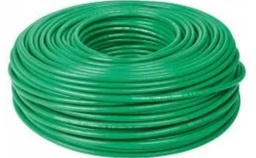 [1500123] CABLE  DE 100 MTS   AUTOMOTRIZ FLEXIBLE  12 VERDE