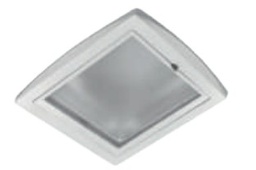 [A1F-2L9S41-F-B3-111] LUMINARIO CUADRADO DE EMPO VC 2X11W LED 4 100 K 85 V-265 V
