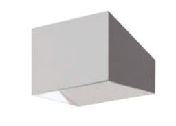 [A5M-1L8S27-C-B0-150] LUMINARIO CUADRADO DE SOBREPONER A MURO LED EXTERIOR DIRIGIBLE BLANCO 15 W 120-240 V~ 60 Hz 2 700 K 1 200 lm