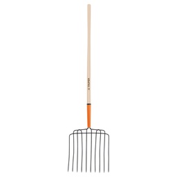 [102562] Bieldo para estiercol 10 dientes, mango 48', Truper