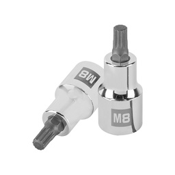 [101294] Dado punta corta bristol M8, cuadro 1/2', Truper