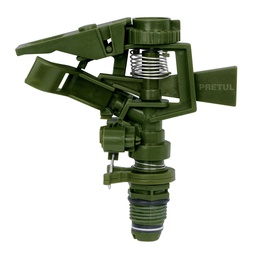 [20070] Aspersor plastico, cabeza sola, verde, Pretul