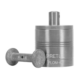 [22464] Plomada metalica de 675 g con centro, Pretul