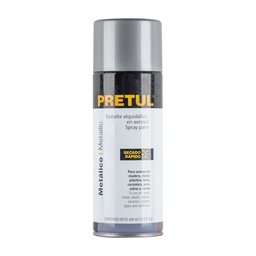 [27174] Pintura en aerosol metalica, plata ,400ml, Pretul