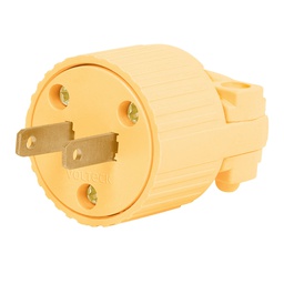 [46204] Clavija industrial plastica polarizada, Volteck