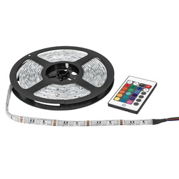 [46370] Tira LED 5 m 40 W para interior y exterior multicolor RGB